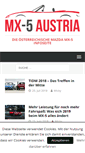 Mobile Screenshot of mx5-austria.com